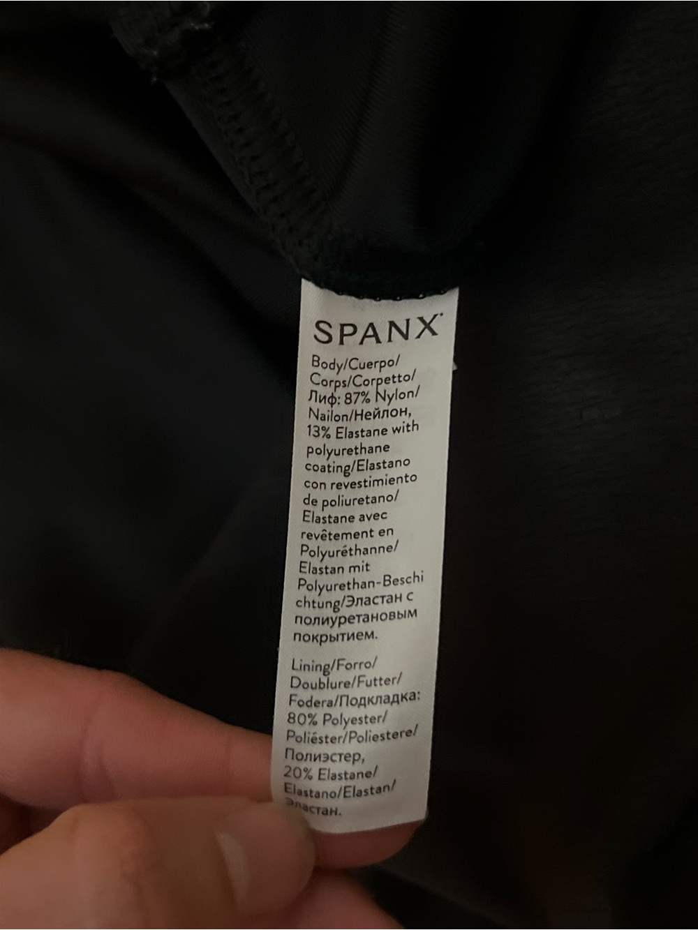 Spanx Faux Leather Black Leggings Womens 3X TALL - Picture 13 of 14